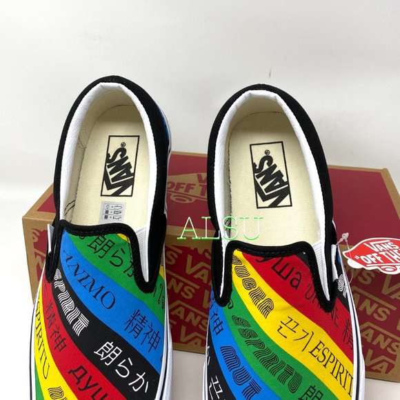 💖MEGA SALE💖VANS Classic Slip On Spirit Multi Canvas Men’s  9 10.5 VN0A4U38WK2 - Picture 4 of 10